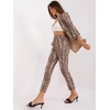 Italy Moda Kelnės-DHJ-SP-13926-3.67P-juoda-smėlio spalvos SALE