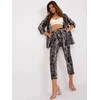 Italy Moda Kelnės-DHJ-SP-13926-7.52P-juoda-smėlio spalvos