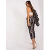 Italy Moda Kelnės-DHJ-SP-13926-7.52P-juoda-smėlio spalvos