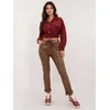 Italy Moda Kelnės-DHJ-SP-21258.32-rudos