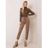 Italy Moda Kelnės-DHJ-SP-3657.91P-rudos spalvos