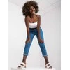 Italy Moda Kelnės-DHJ-SP-5039.25P-mėlynos spalvos