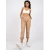 Italy Moda Kelnės-DHJ-SP-5058.35P-smėlio spalvos