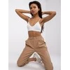 Italy Moda Kelnės-DHJ-SP-5058.35P-smėlio spalvos
