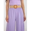 Italy Moda Kelnės-DHJ-SP-8387.57-Šviesiai violetinė