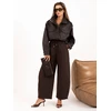 Italy Moda Kelnės-IR-SP-GG-99370.64-ruda
