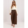 Italy Moda Kelnės-IR-SP-YV054B.24-ruda