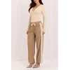 Italy Moda Kelnės-IR-SP-YV2821.02-smėlio spalva