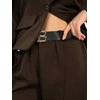 Italy Moda Kelnės-IT-SP-10006.76-ciemny ruda