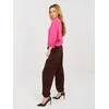 Italy Moda Kelnės-IT-SP-22197.61-ciemny ruda