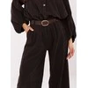 Italy Moda Kelnės-IT-SP-25782.73-ciemny ruda