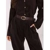 Italy Moda Kelnės-IT-SP-258009.83-ciemny ruda
