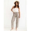 Italy Moda Kelnės-IT-SP-26016.85-ciemny bezowy