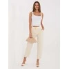 Italy Moda Kelnės-IT-SP-26016.87-jasny smėlio spalva