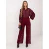 Italy Moda Kelnės-IT-SP-9965.77-bordinė