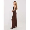 Italy Moda Kelnės-IT-SP-9965.77-ruda