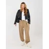 Italy Moda Kelnės-IT-SP-9995.12P-ciemny bezowy