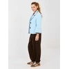 Italy Moda Kelnės-IT-SP-9995.16P-ciemny ruda