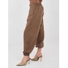 Italy Moda Kelnės-IT-SP-9995.16P-ruda