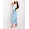 Italy Moda Kelnės-IT-SP-FL10309-1.02-šviesiai mėlyna