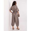 Italy Moda Kelnės-IT-SP-FL10309-1.91-ciemny bezowy