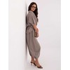 Italy Moda Kelnės-IT-SP-FL10309-1.91-ciemny bezowy