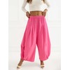 Italy Moda Kelnės-IT-SP-FL9321.96-ciemny rožinė
