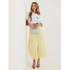 Italy Moda Kelnės-IT-SP-FL9321.96-jasny geltona