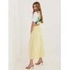 Italy Moda Kelnės-IT-SP-FL9321.96-jasny geltona