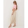 Italy Moda Kelnės-IT-SP-FL9321.96-smėlio spalva