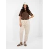 Italy Moda Kelnės-IT-SP-FL9767-1.02-smėlio spalva