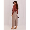 Italy Moda Kelnės-IT-SP-FL9967SPL.75-ciemny bezowy