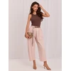 Italy Moda Kelnės-IT-SP-FL9967SPL.75-jasny rožinė