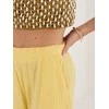 Italy Moda Kelnės-MI-SP-2563.02-jasny geltona