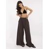Italy Moda Kelnės-MI-SP-2563.84-ciemny ruda