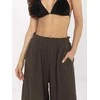 Italy Moda Kelnės-MI-SP-2563.84-ciemny ruda