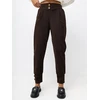 Italy Moda Kelnės-MI-SP-3533.94-ciemny ruda