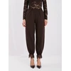 Italy Moda Kelnės-MI-SP-4426.76-ciemny ruda