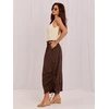 Italy Moda Kelnės-MI-SP-631061.75-ciemny ruda