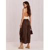 Italy Moda Kelnės-MI-SP-631061.75-ciemny ruda