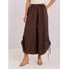 Italy Moda Kelnės-MI-SP-631061.75-ciemny ruda