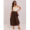 Italy Moda Kelnės-MI-SP-631061.75-ciemny ruda