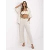 Italy Moda Kelnės-MI-SP-6560.73P-jasny smėlio spalva
