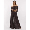 Italy Moda Kelnės-MI-SP-88501.81-ciemny ruda
