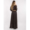 Italy Moda Kelnės-MI-SP-88501.81-ciemny ruda