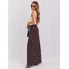 Italy Moda Kelnės-MI-SP-A230430.82-ciemny ruda