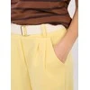 Italy Moda Kelnės-MI-SP-P6224.71-jasny geltona