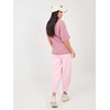 Italy Moda Kelnės-MI-SP-P6224.71-jasny rožinė