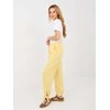 Italy Moda Kelnės-MI-SP-P6845.68-jasny geltona