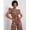 Italy Moda Kombinezonas moterims DHJ-KO-13568.13P-bordo